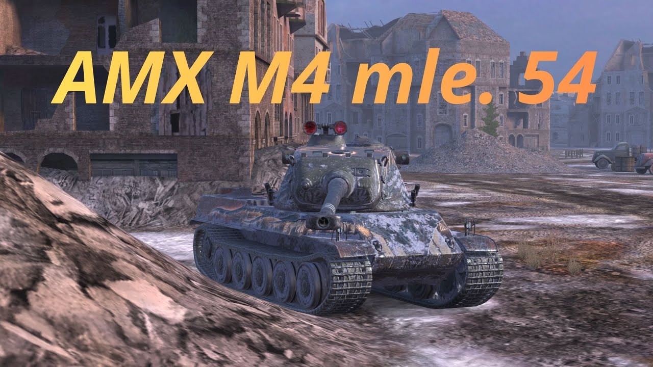 AMX M4 mle. 54 | 6 808 DMG | World of Tanks Blitz