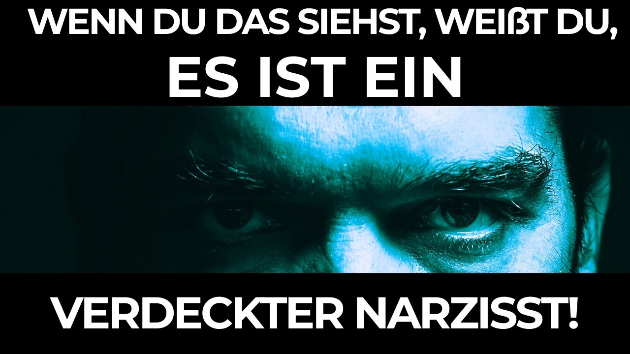 Das Zeichen Nr.1 für verdeckten Narzissmus!