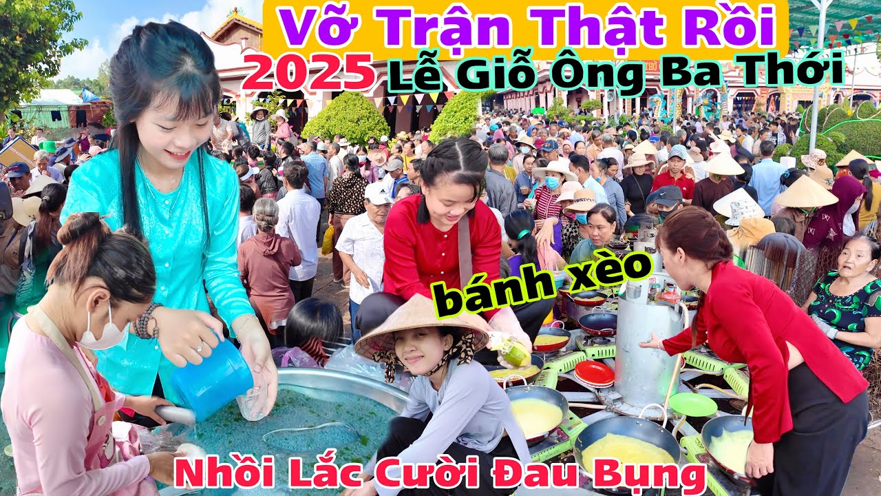 Vỡ Trận Thật Rồi  Đông Muốn Nghẹt Thở tại lễ giỗ Ông Ba Thới 2025 Nhồi Lắc Cười Đau Bụng với em gái