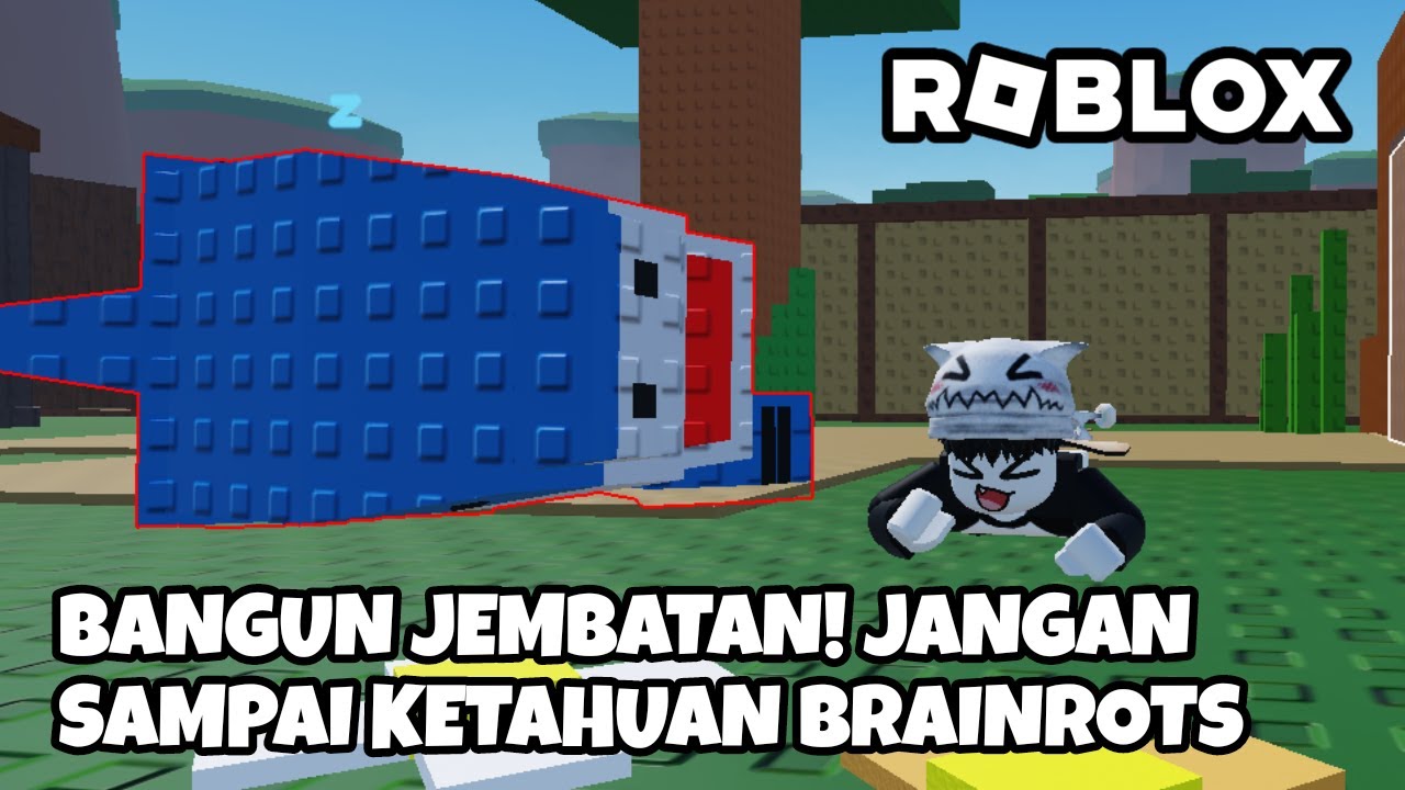Bangun Jembatan Untuk Kabur Dari Anomali Brainrots - Roblox Indonesia