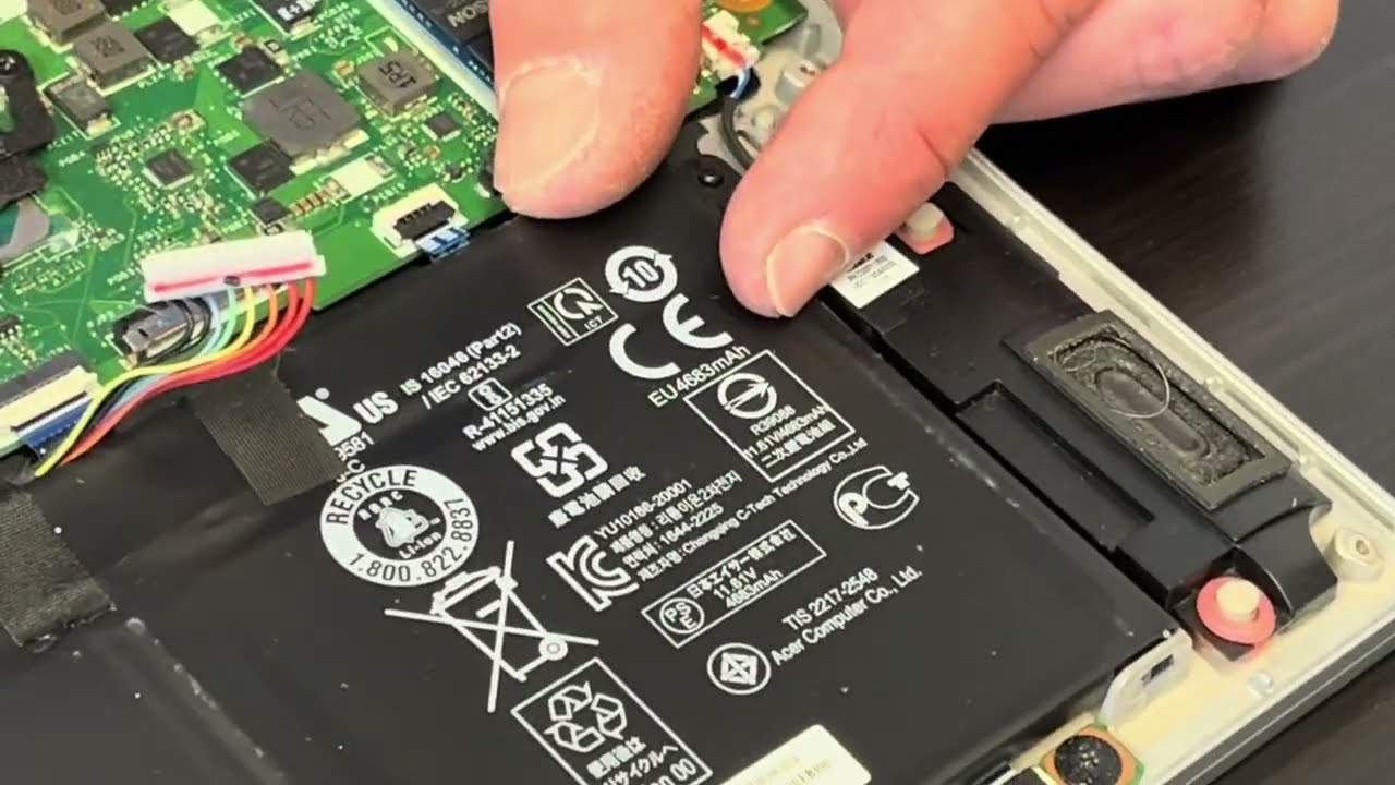 Acer Swift SF314 Laptop. Take apart. Fix, repair, upgrade, replace: memory RAM, SSD, LCD, Battery.