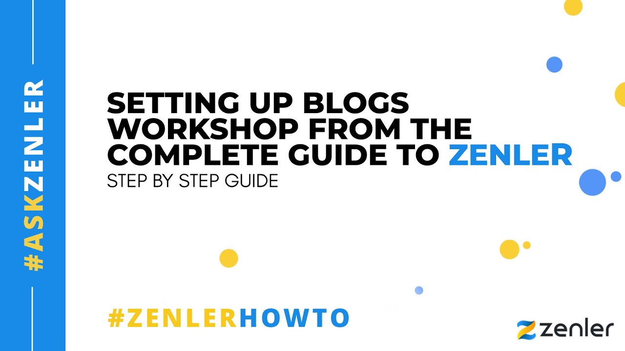#askzenler - Blog Workshop 🚀 🚀 🚀 🚀