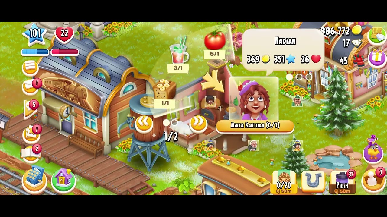 Hay day level 101 day 13