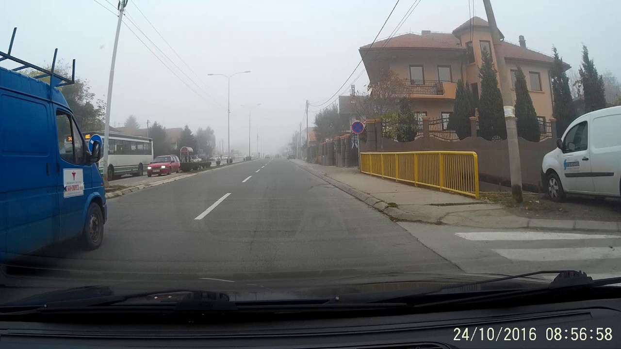Driving through Serbia - Nish -) Belgrade 24.october 2016. - G1WH dashcam