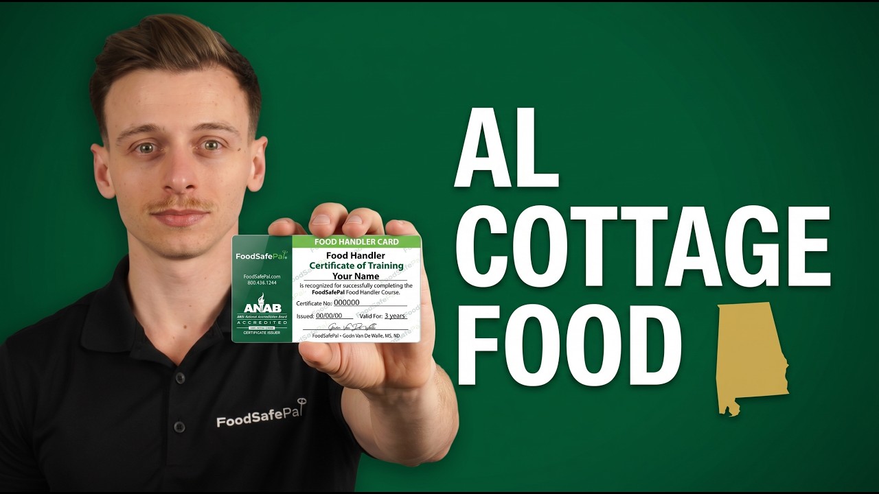 Alabama Cottage Food Law | Food Handler Card Required?