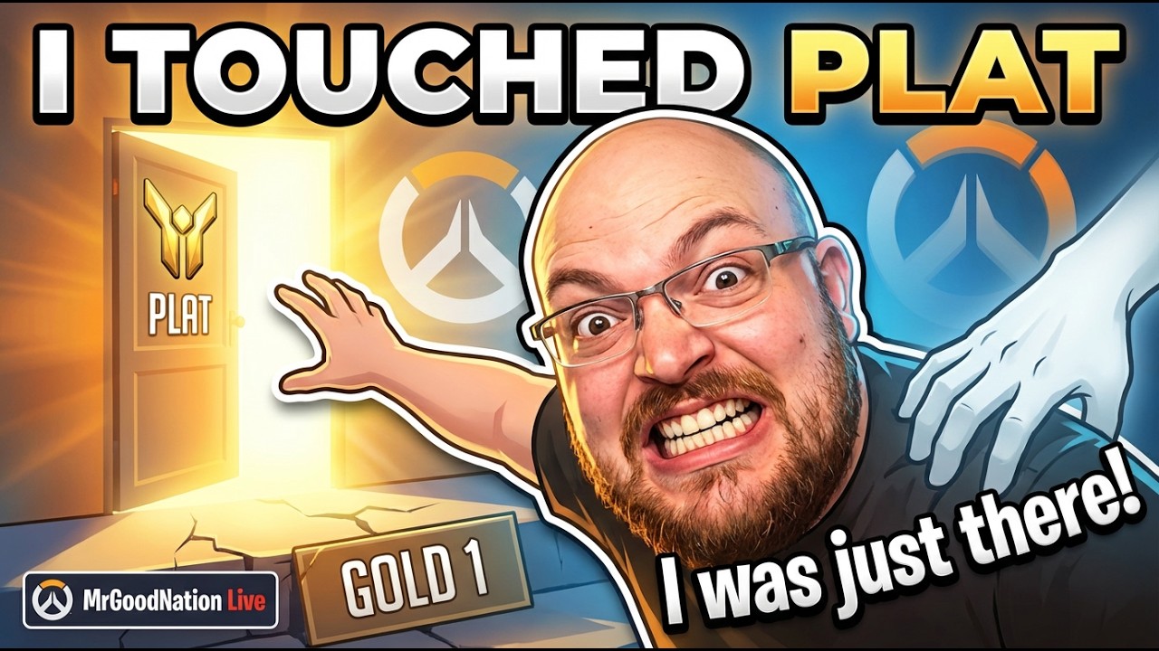 I Touched Plat… Then the Game Humiliated Me | Overwatch Live