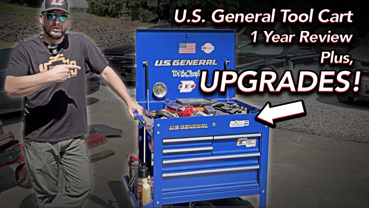 Тележка для инструментов US General — обзор на 1 год + обновления! — Harbor Freight