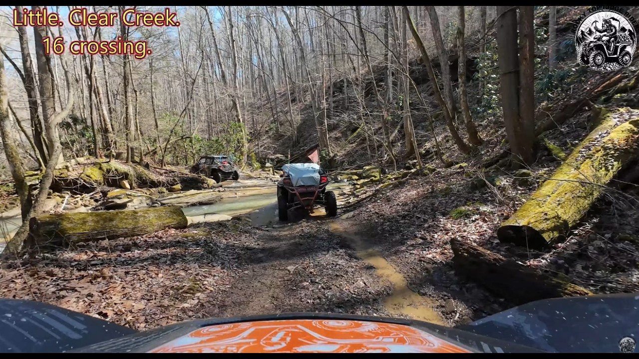 Middlesboro Ky -   Little Clear Creek, with 16 crossing