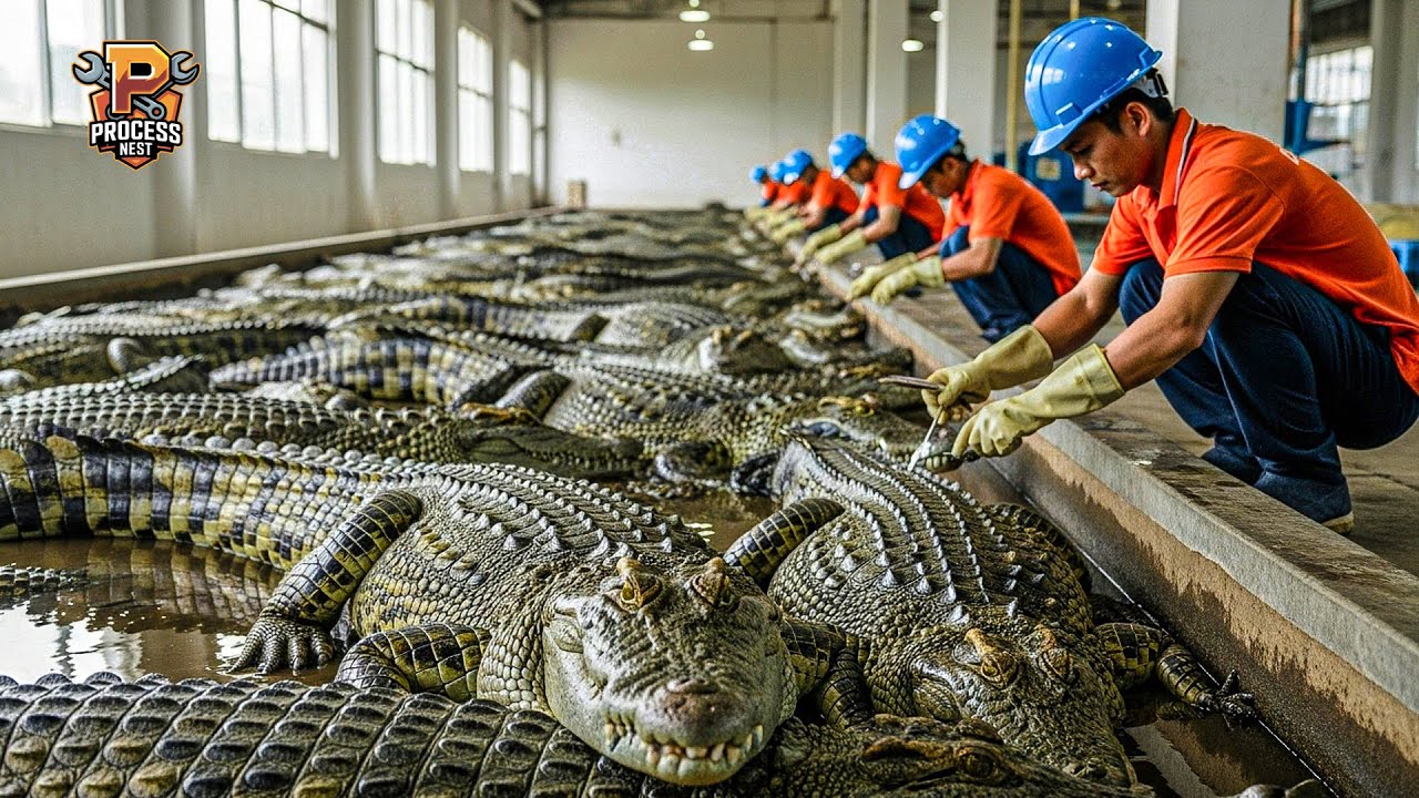 How Millions of Crocodiles Are Processed