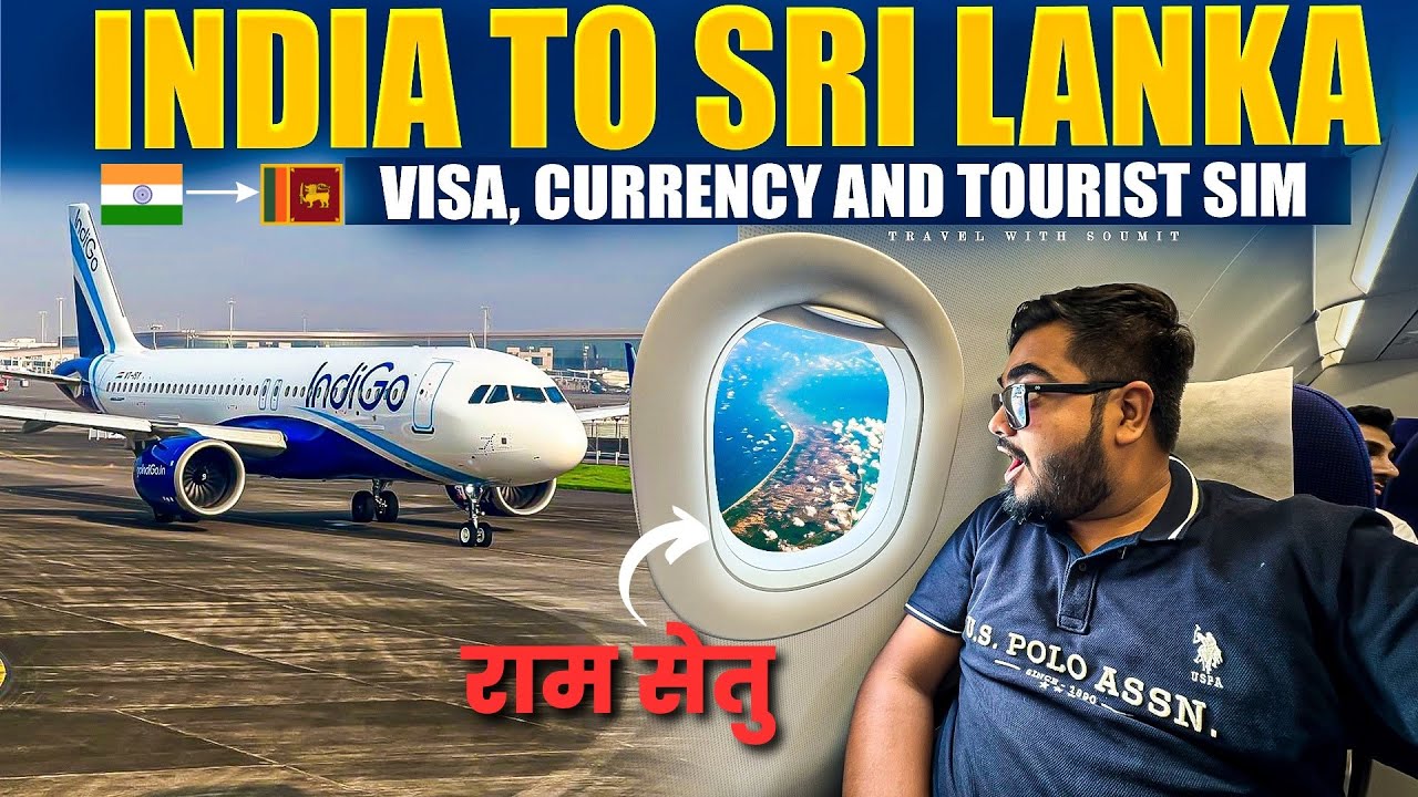 KOLKATA to COLOMBO in INDIGO A320 | Flying over Ram Setu | Complete Information