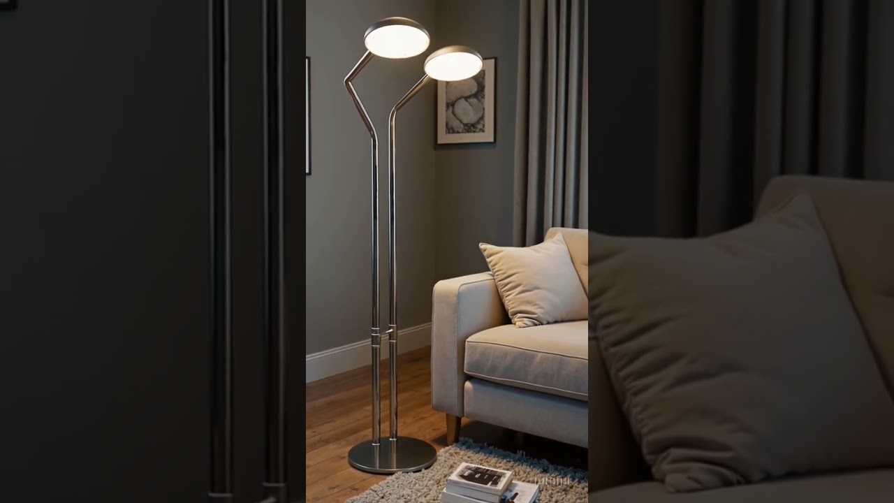 Brightech Sky Dome Double LED Floor Lamp Review #homedecor