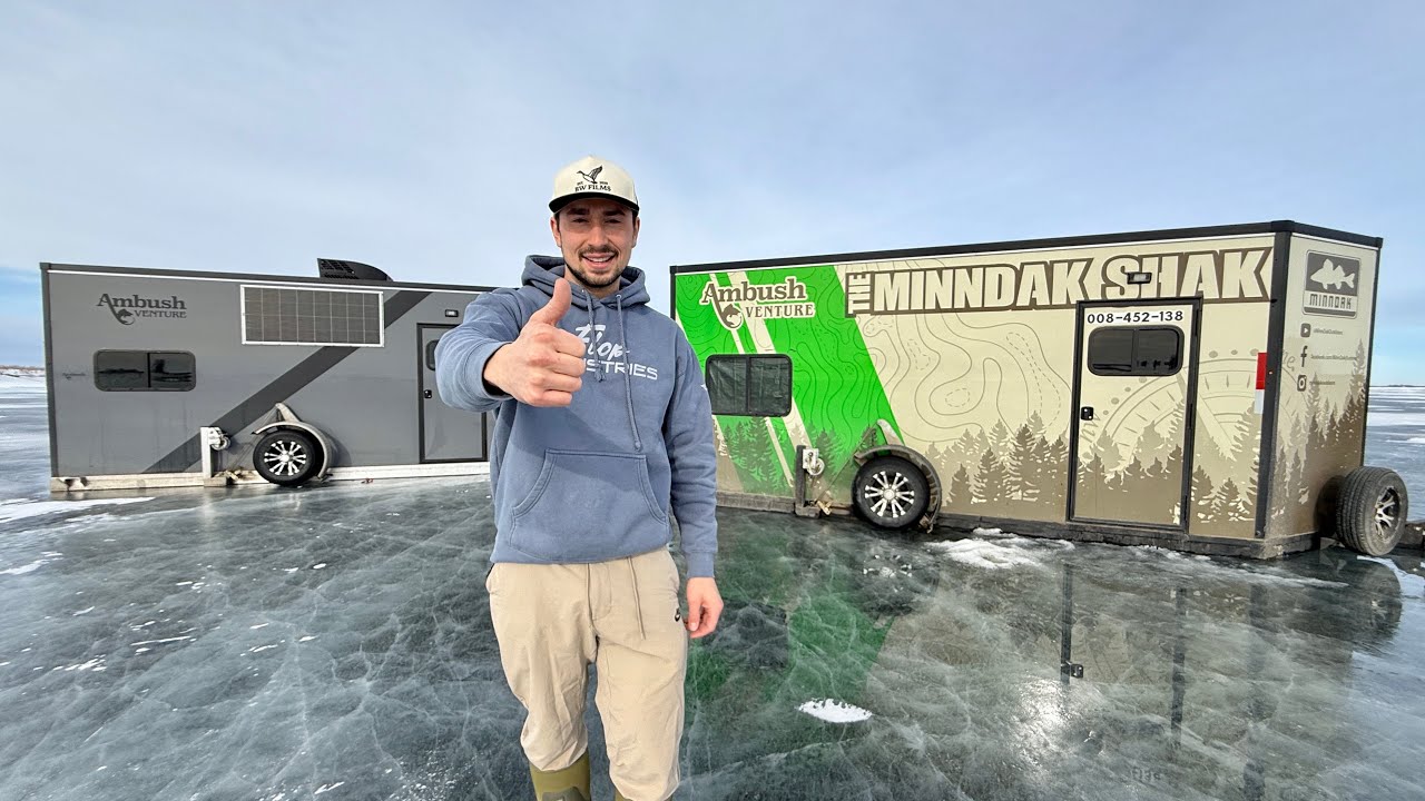 48 Hours Ice Camping and Fishing with @MinnDakOutdoors
