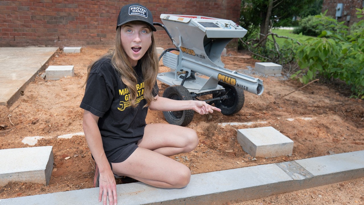 The Pros Weren’t Here… So We Poured 3,000 lbs Ourselves
