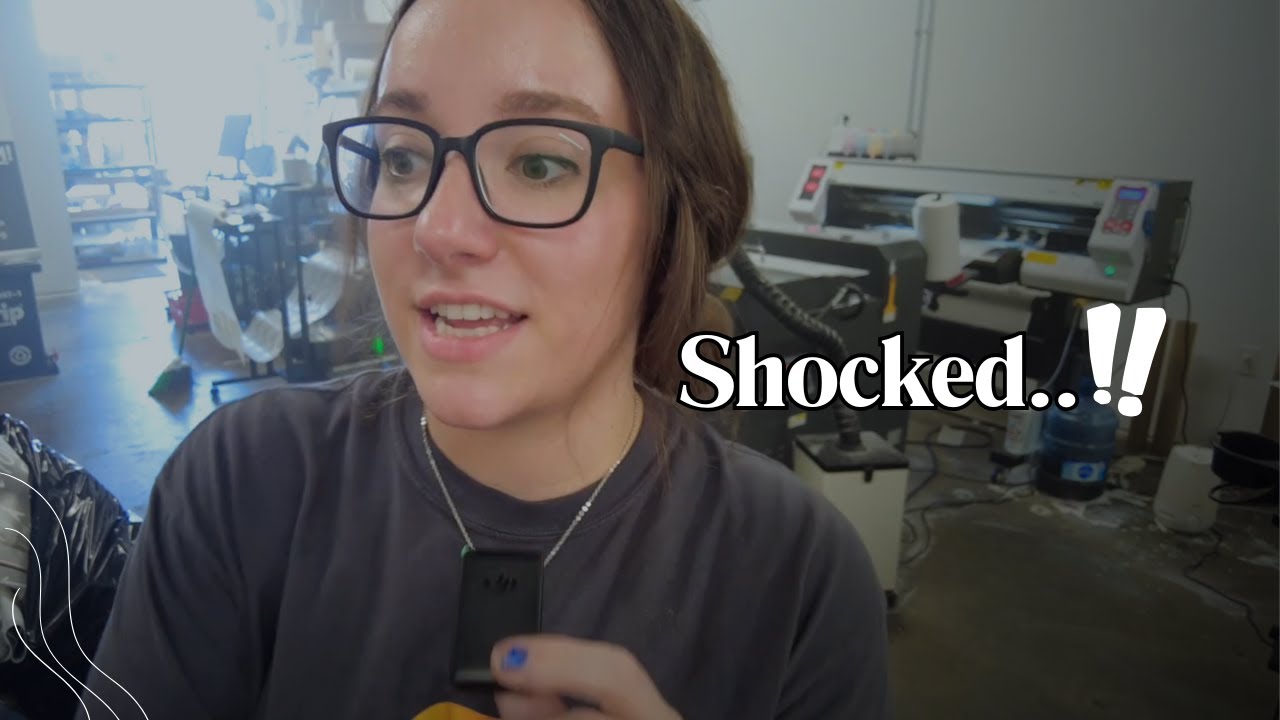 A Small Business Day in My Life | DTF & Screen Print Transfer Shop Overload!