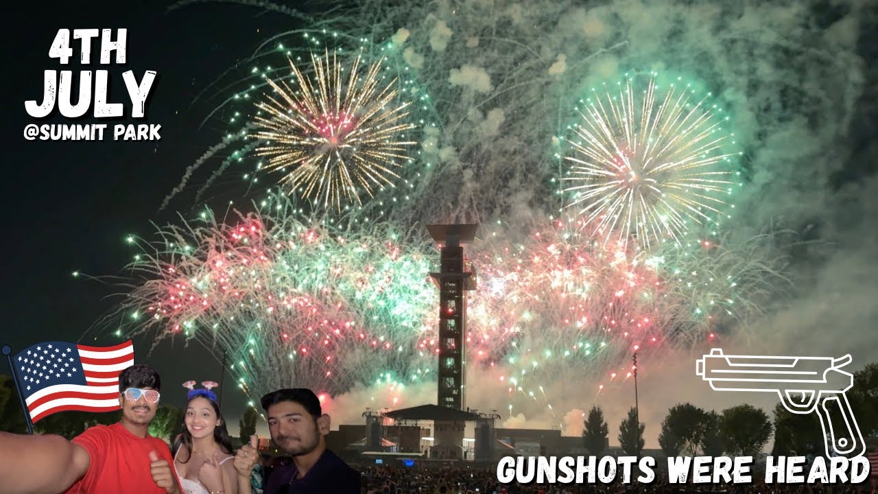 🎆 Beautiful 4th of JULY fireworks 🎇 | Crowd was sacred 🔫 | Summit Park, Cincinnati | Carnival