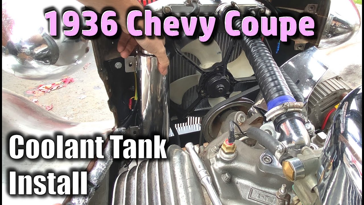 Coolant Overflow Tank Install On My 1936 Chevy Coupe 350 SBC