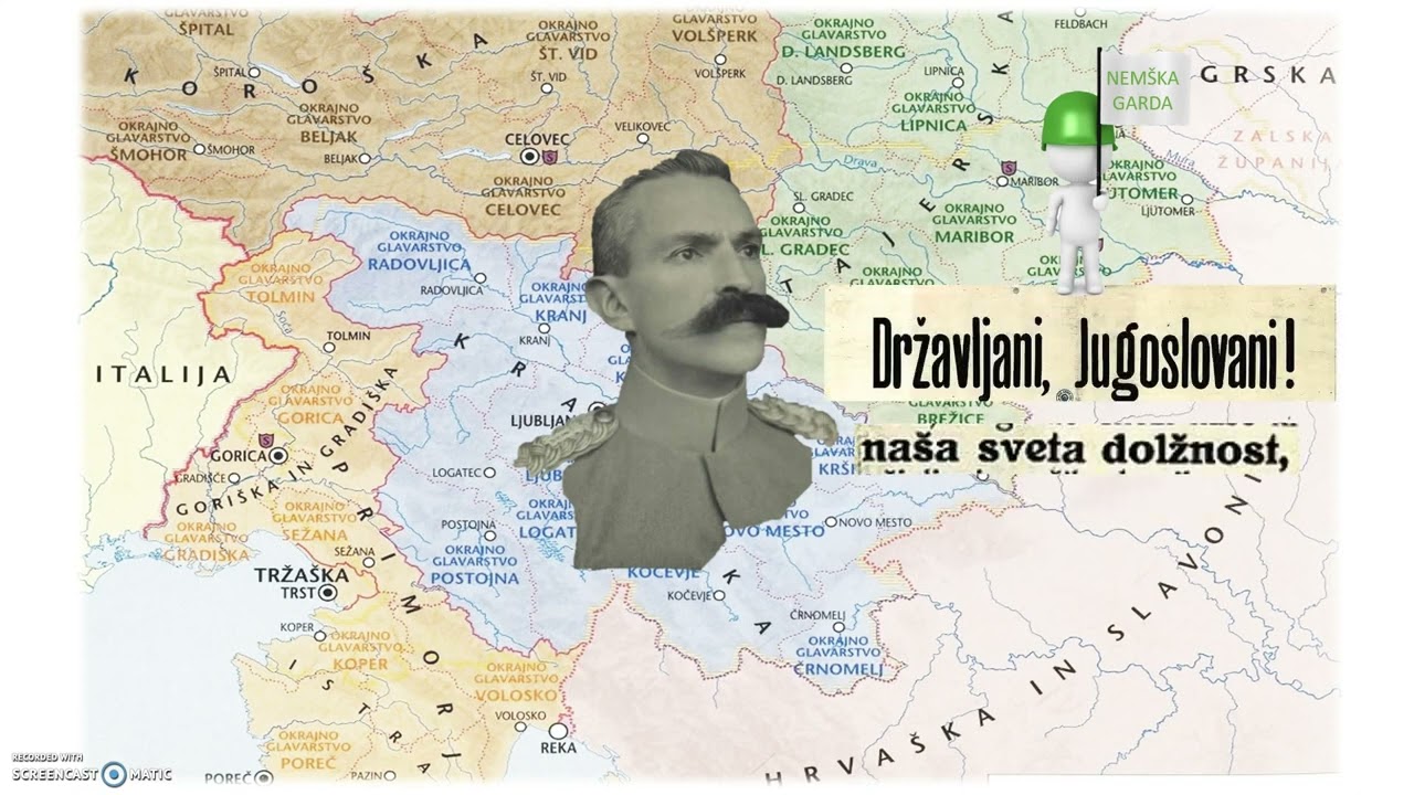 Določitev slovenskih meja po 1. svetovni vojni