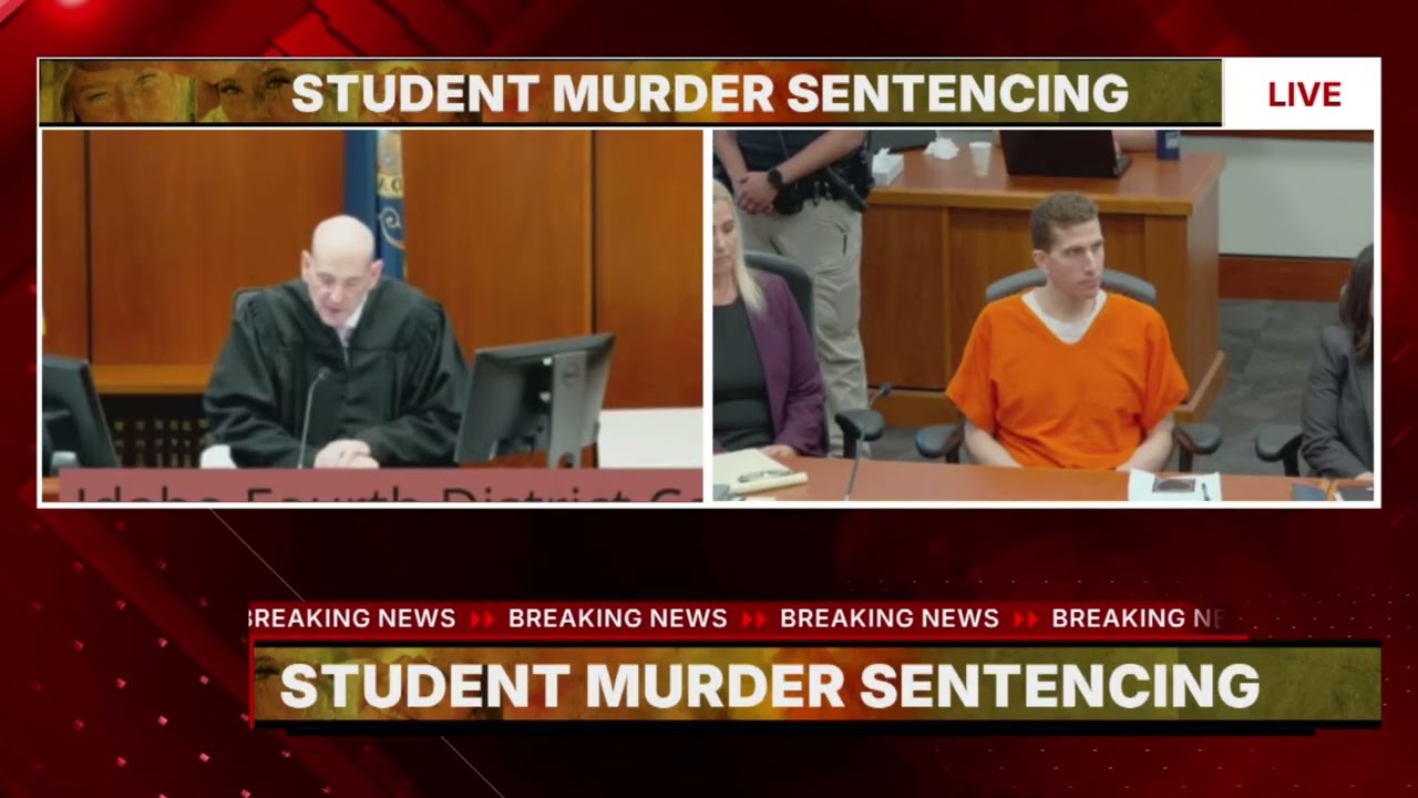 Judge Hippler sentences Idaho quadruple murderer Bryan Kohberger