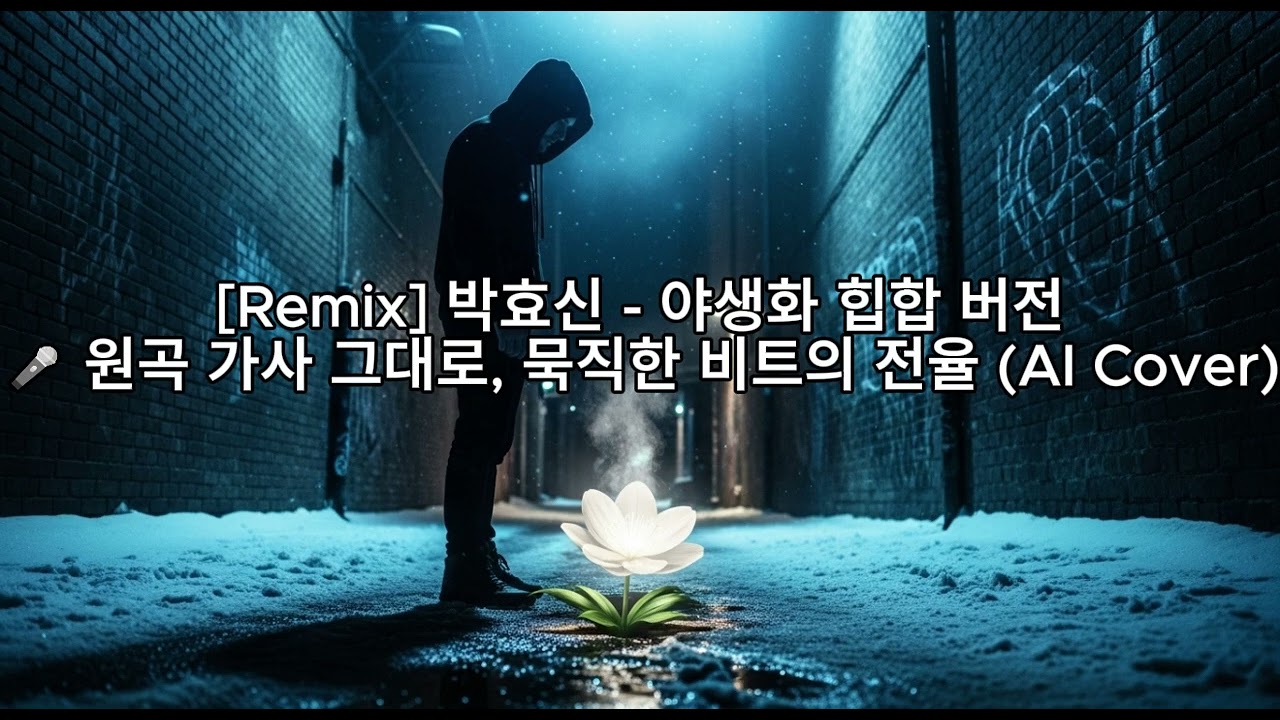 [Remix] 박효신 - 야생화 힙합 버전 🎤 원곡 가사 그대로, 묵직한 비트의 전율 (AI Cover)