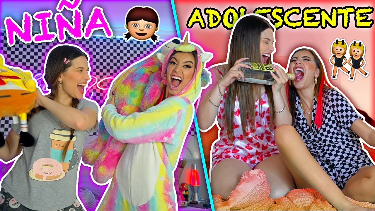PIJAMADA | 🦄 NIÑA vs. ADOLESCENTE 💁🏼‍♀️ - Lulu99