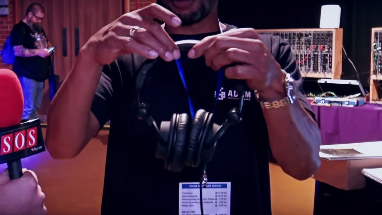 ADAM Audio SP-5 headphones &mdash; SynthFest UK 2018