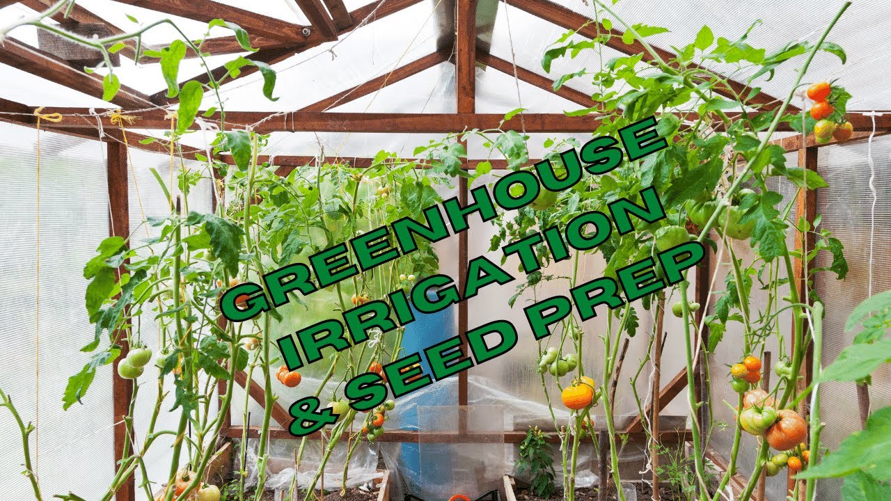 Season 2 Episode 06 | Greenhouse Tour | Seed Preparation | Greenhouse Irrigation