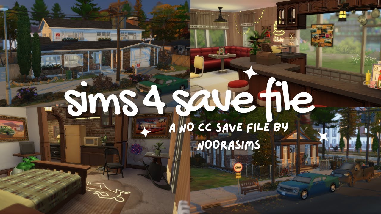 My Sims 4 Save File: with NO CC, New Families, Lore & A Solvable Mystery 