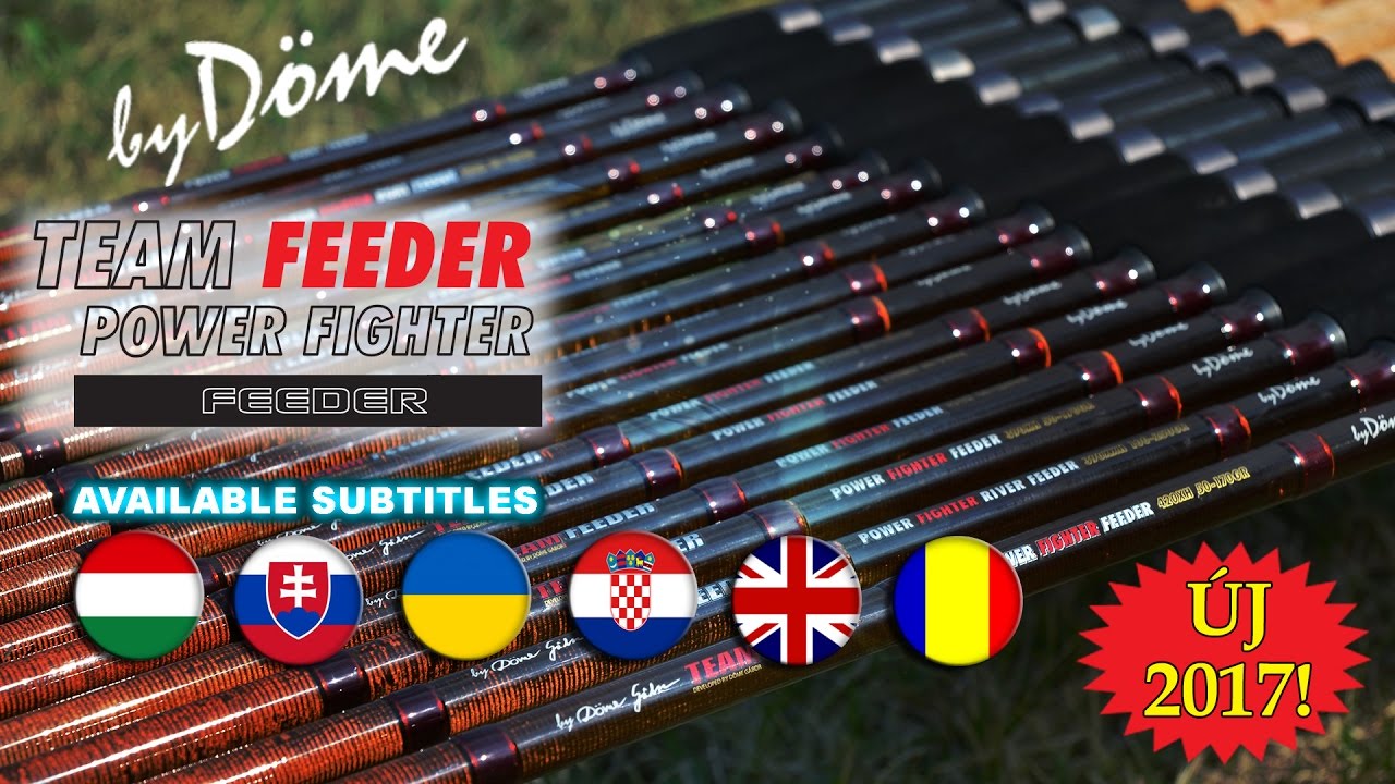 Bemutatom az új by Döme Team Feeder Power Fighter Feeder botokat