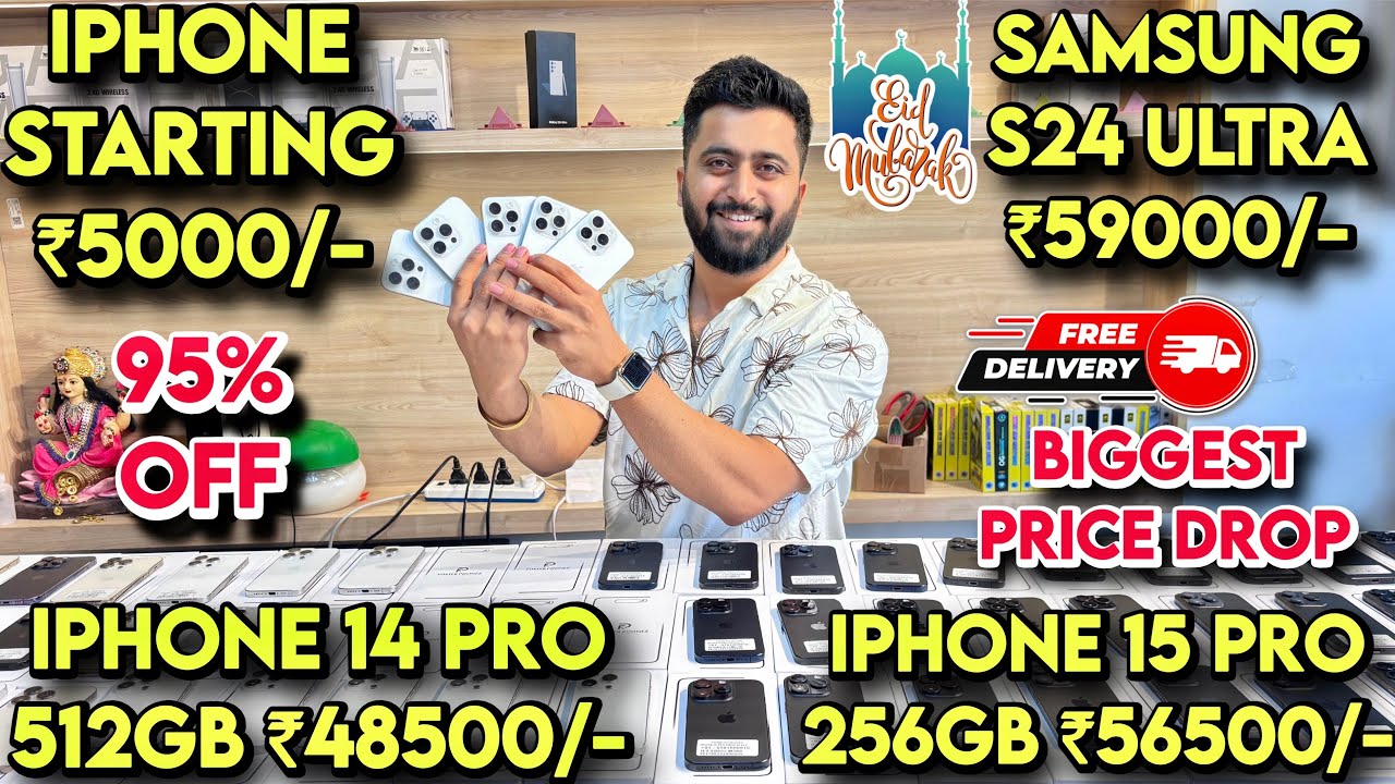 Cheapest iPhone Market in Delhi | Second Hand Mobile | iPhone Sale | Cheapest iPhone14,15,Xr ₹199😱