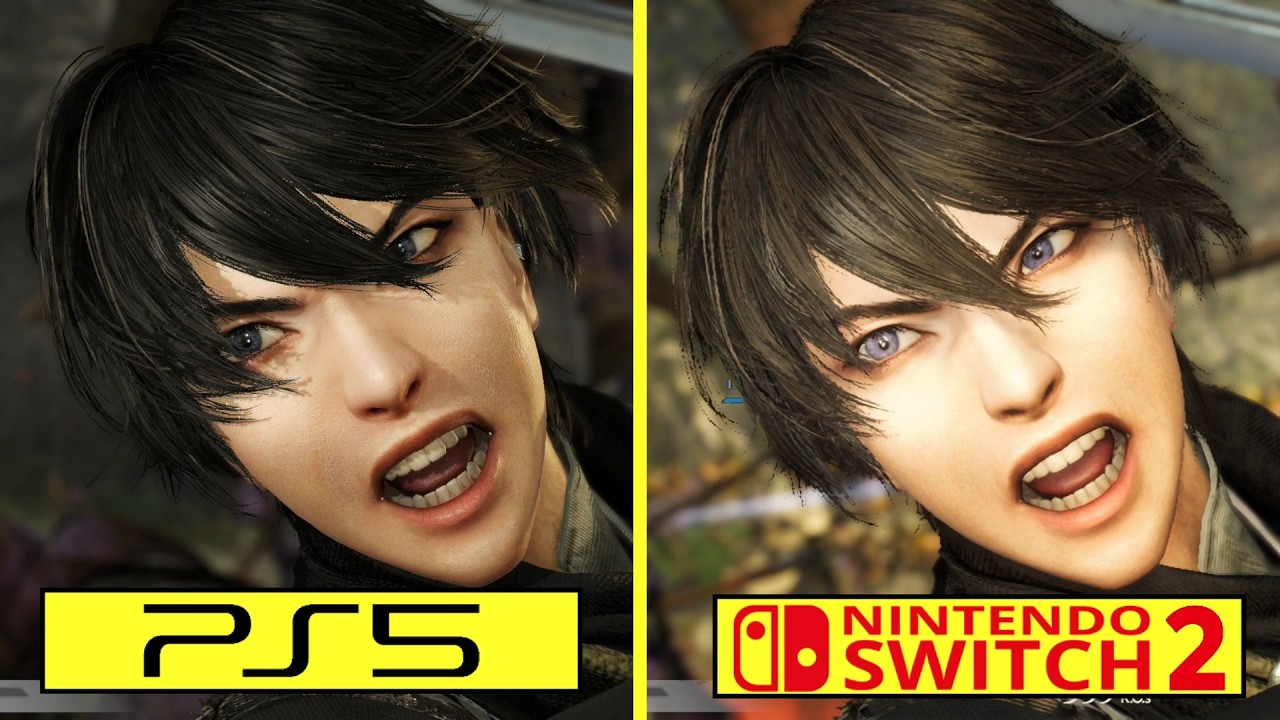 Сравнение графики Dynasty Warriors Origins на Nintendo Switch 2 и PS5