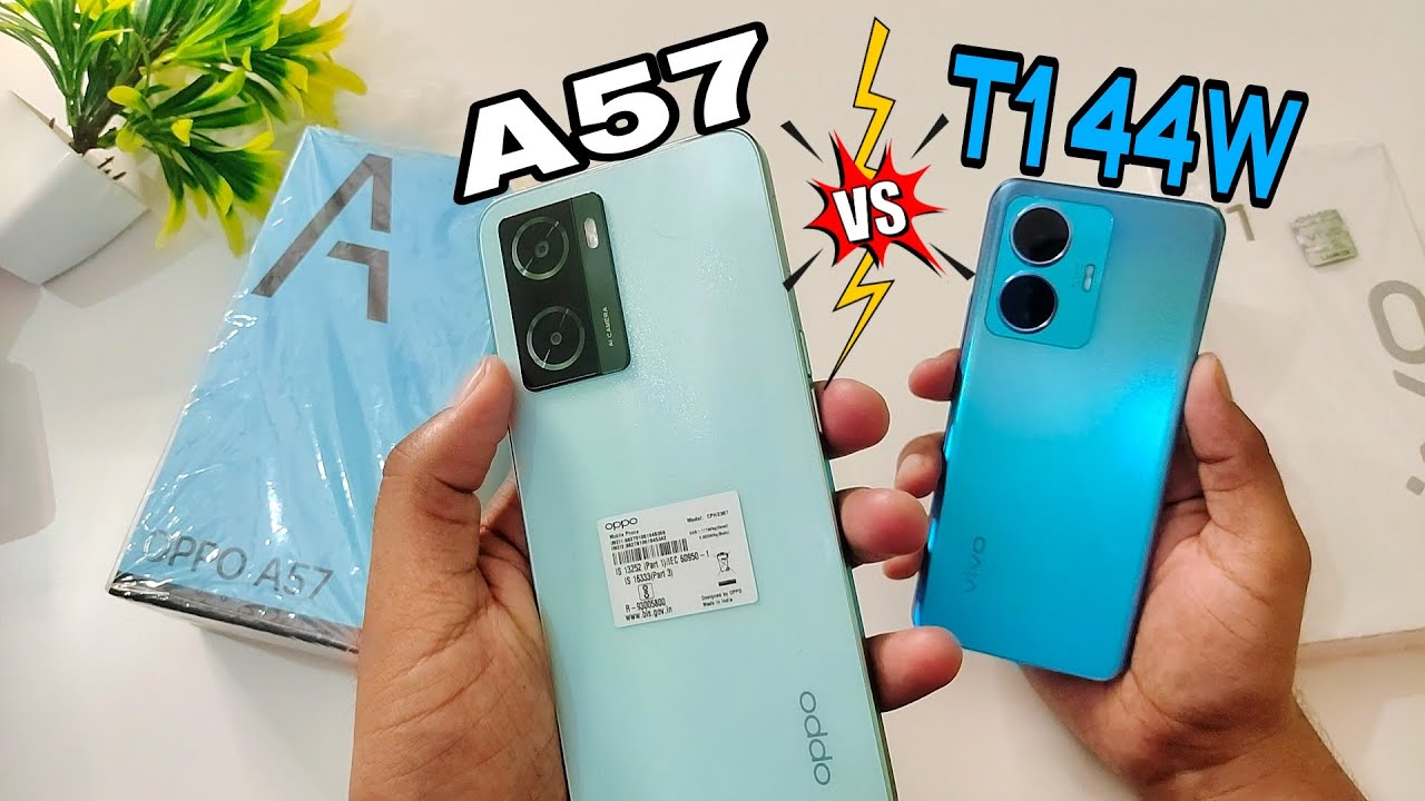 Vivo T1 44W Vs  Oppo A57 || Who is Best || A57 VS T1 44W 😍