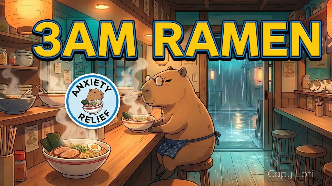 Midnight Ramen Shop | Best of 2026 Lofi Hip Hop Night Vibes [Cozy Nostalgia] 🍜🥢