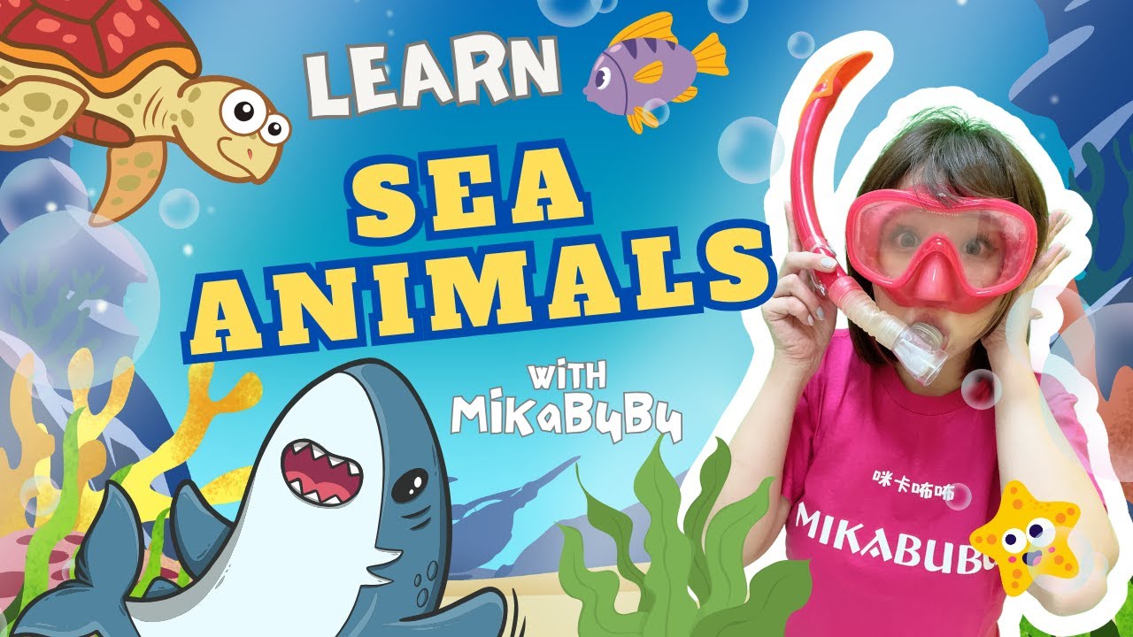 Learn Sea Animals,Colors,Numbers For Kids | Baby Shark Family | Read Aloud Story | 認識海洋動物 | 繪本共讀