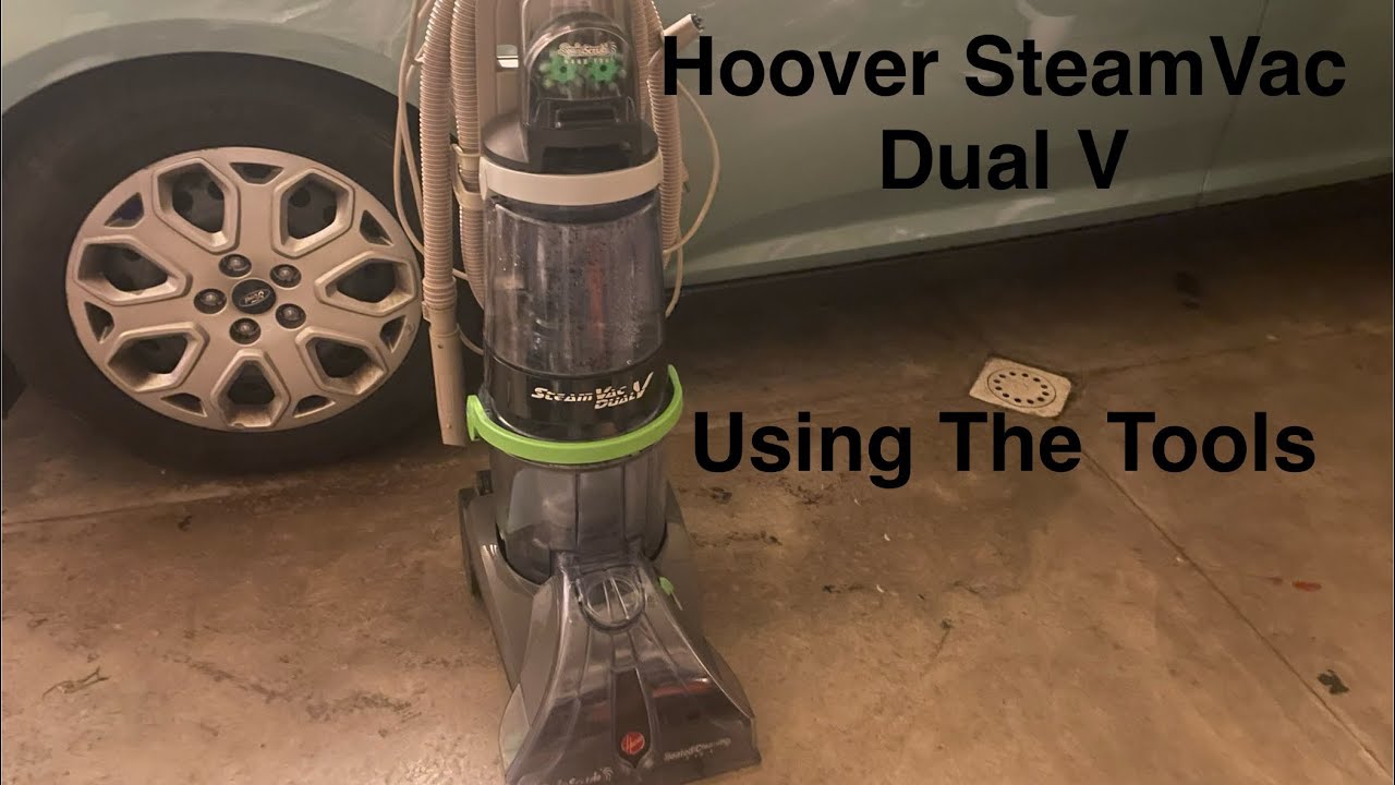 Hoover Steam Vac Dual V Max Extract Carpet Cleaner - Using The Tools