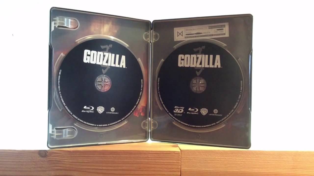 GODZILLA Blu-ray 3D Metalpack PT Unboxing