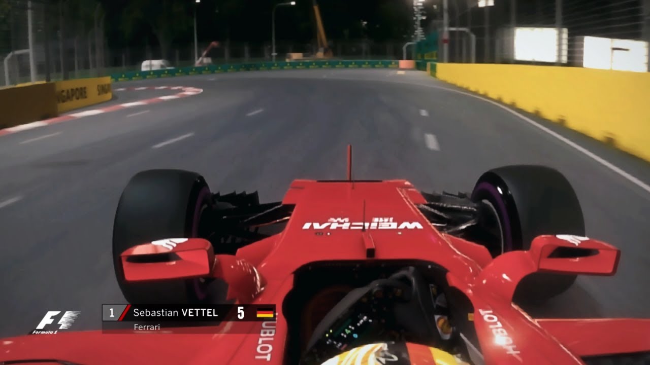 Vettel's F1 2017 Singapore Pole ONBOARD | #AssettoCorsa