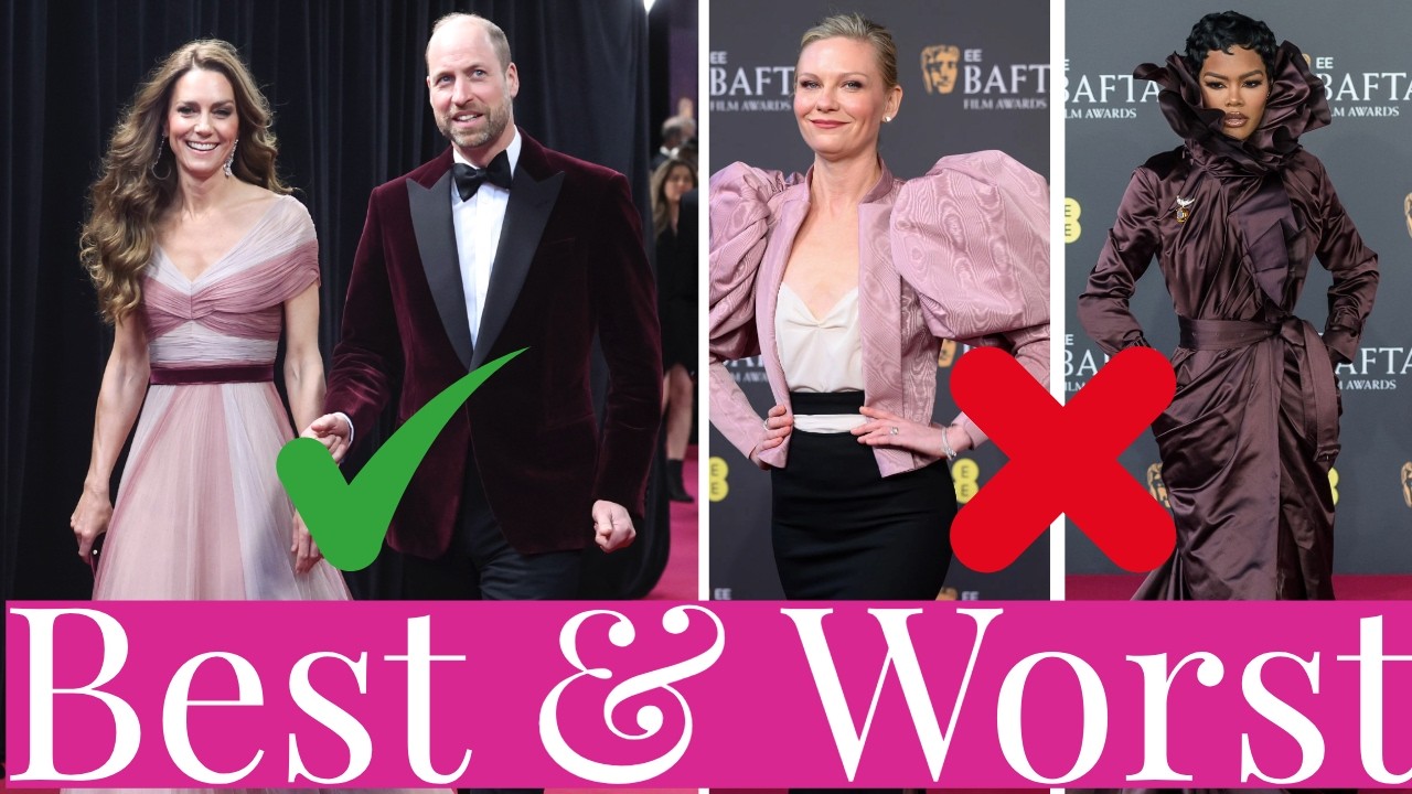 Best & Worst 2026 BAFTAs - Prince William & Princess Kate Shine🤩, Emma Stone Stuns✨, Kirsten Dunst😬