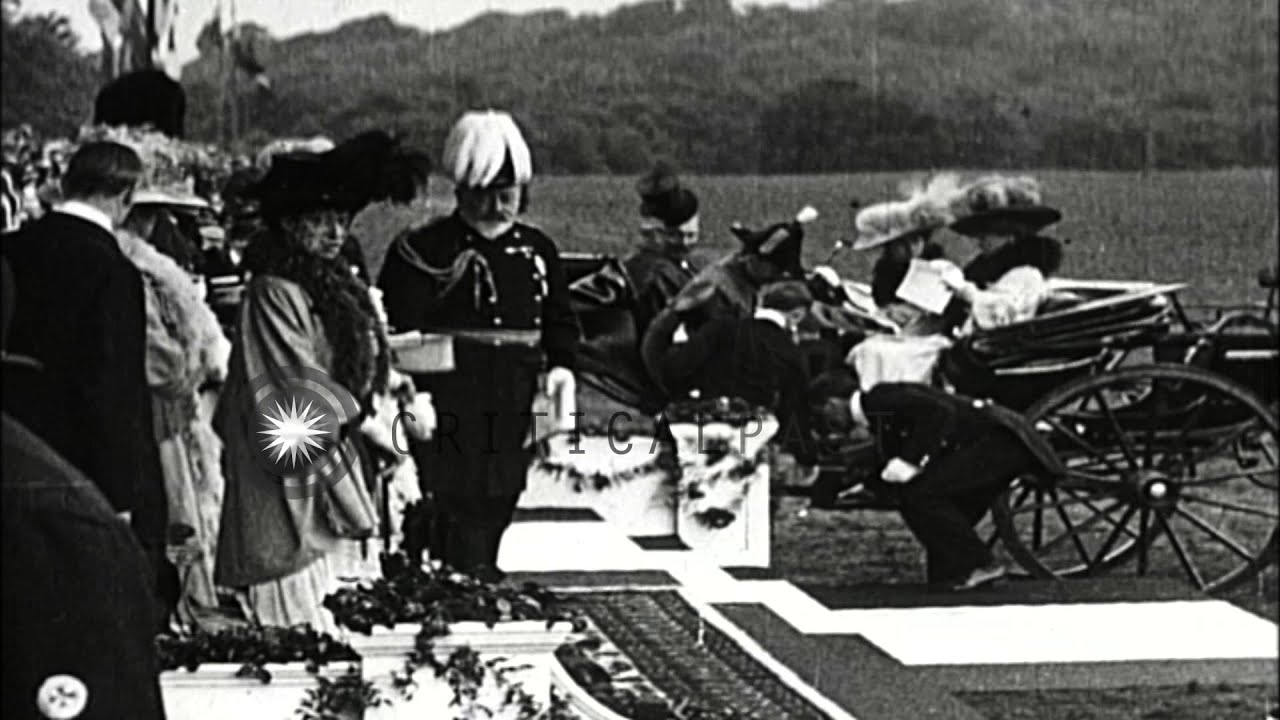 Czar Nicholas ll, wife Alexandra,and daughters in Russia.  Edward, Prince of Wale...HD Stock Footage