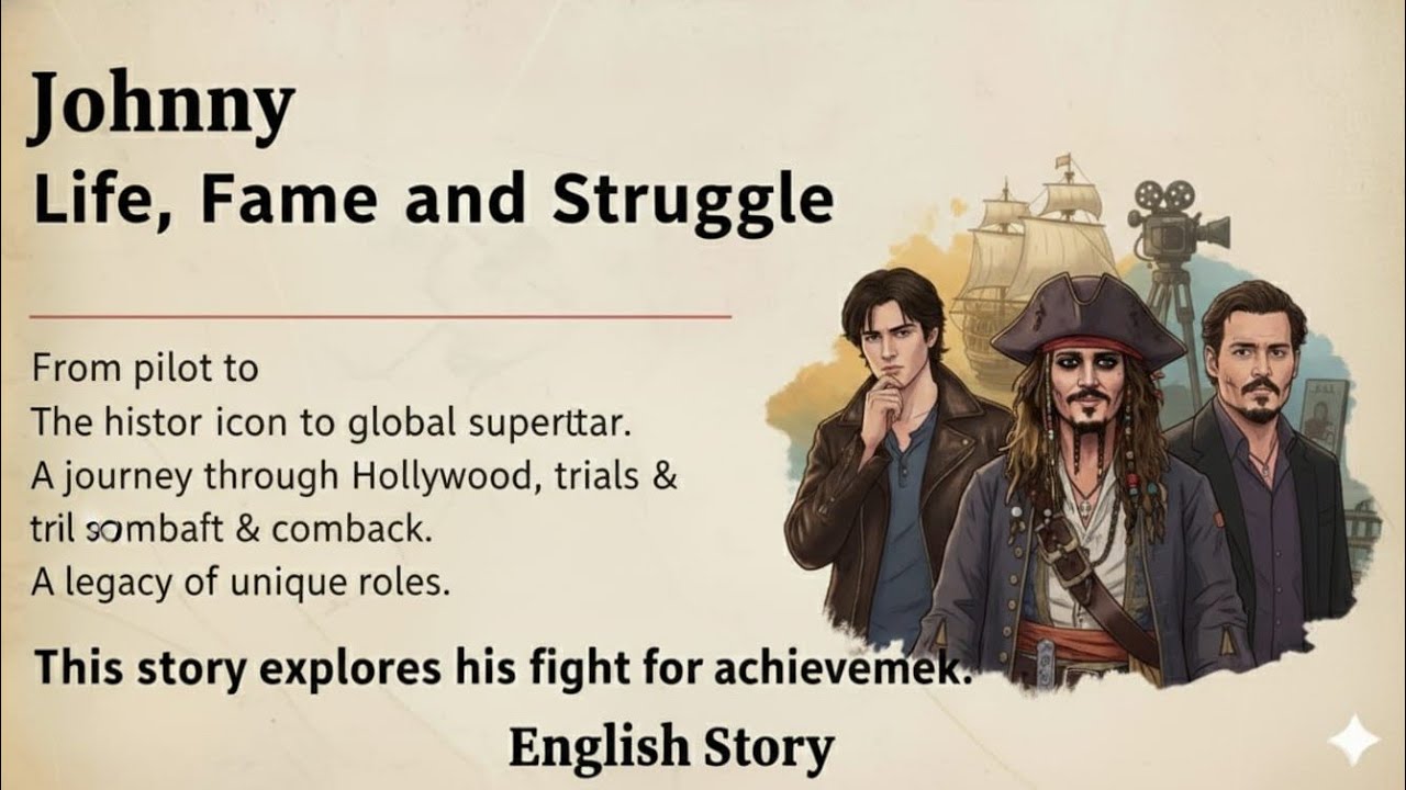 Johnny Depp – Life, Fame, and Struggle