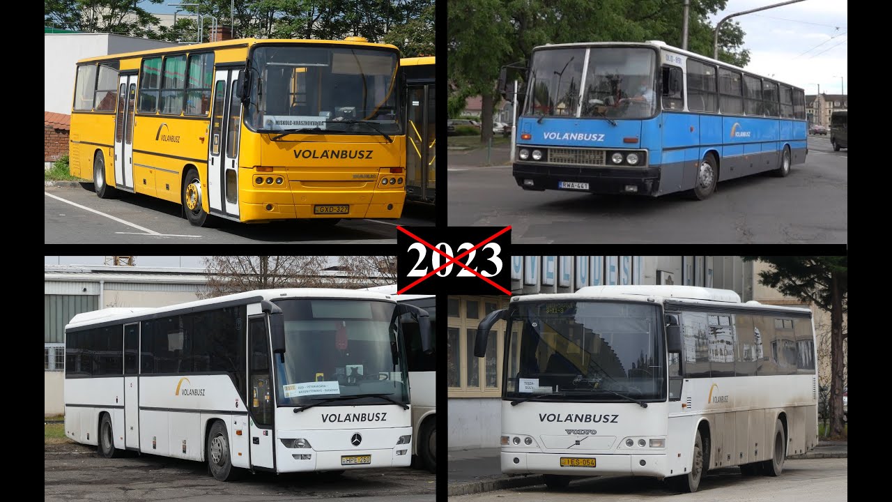 Volánbusz selejt buszai 2023