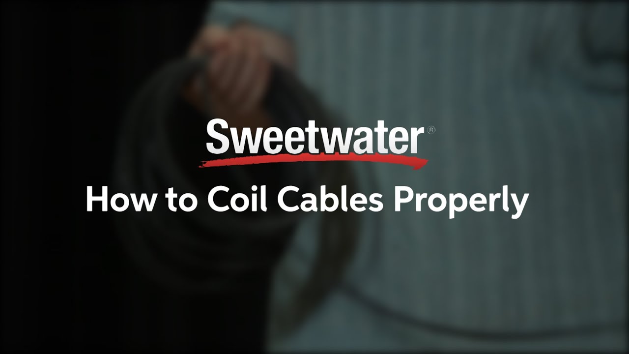 How to Coil Cables Properly by Sweetwater