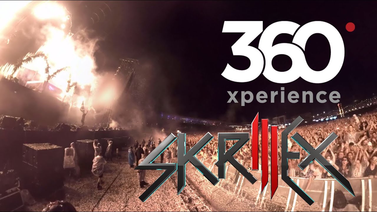 Skrillex Live at Electric Daisy Carnival Brazil in 360 virtual reality video