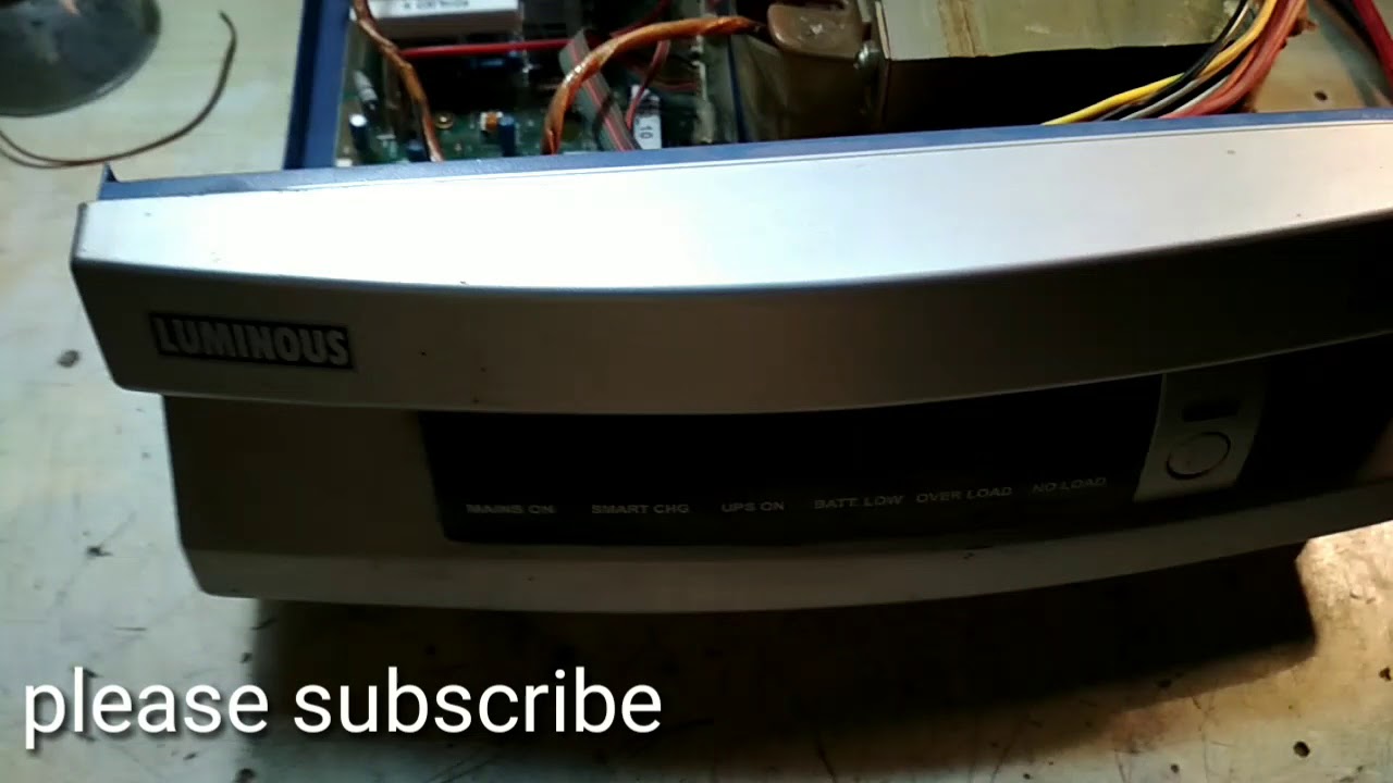 Luminous inverter not charging smart charge LED blink
