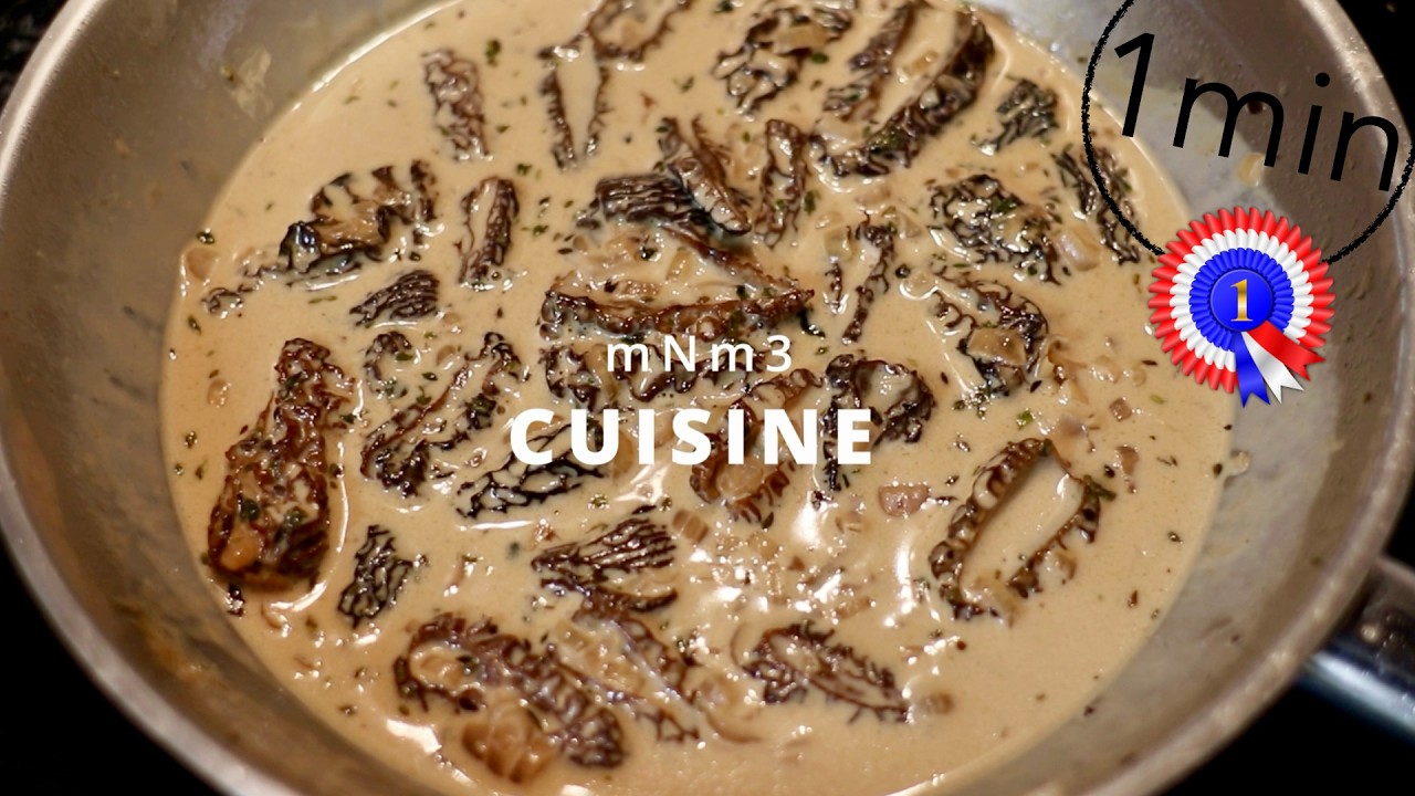 Sauce Morilles - &Eacute;chalote, Cr&egrave;me Enti&egrave;re & Cognac
