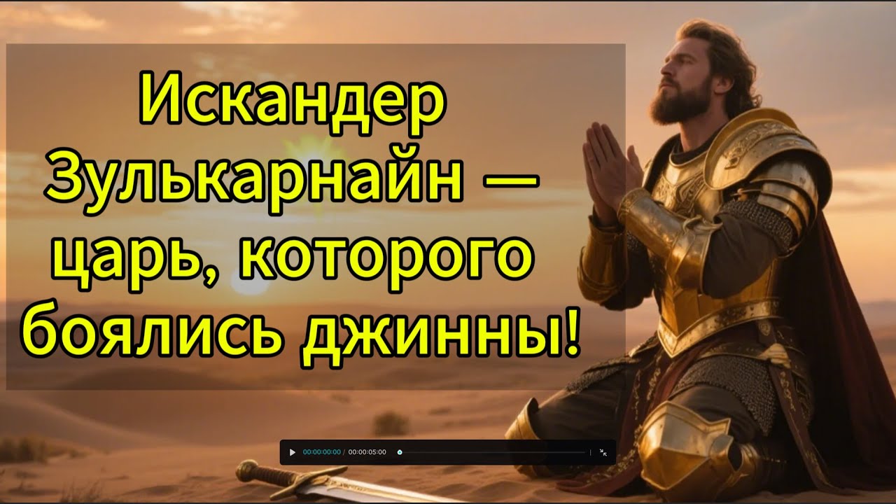 Искандар Зулькарнайн &mdash; Царь, которому подчинялись пророки