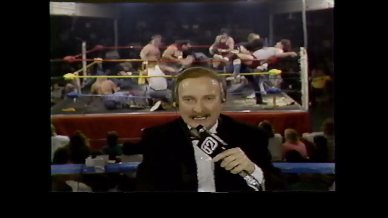 Portland Wrestling 12/8/1990 - Bunkhouse Battle Royal Steve Doll Scotty The Body Grappler Equalizer