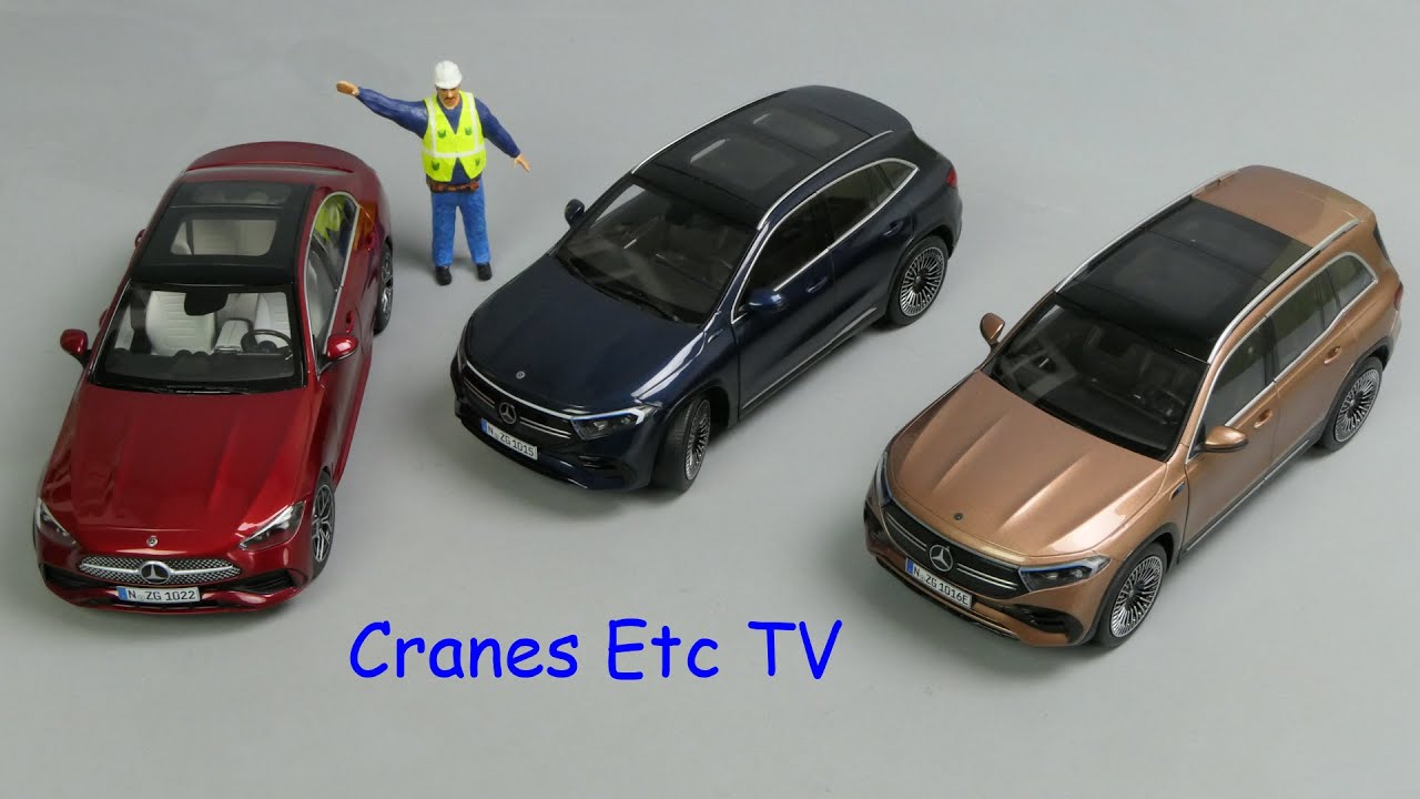 NZG Mercedes-Benz EQA, EQB and C Class by Cranes Etc TV