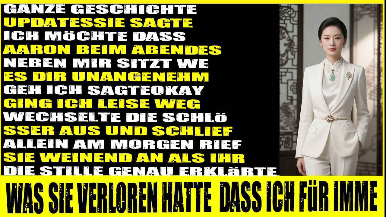Sie wollte Aaron neben sich – ich sollte gehen. Meine Antwort schockierte alle…
