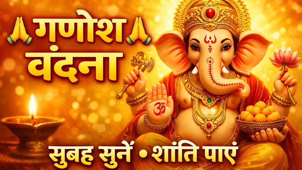 गणेश वंदना | प्रातःकाल में सुनने से मिले शांति और सफलता | Ganpati Bappa Morya
