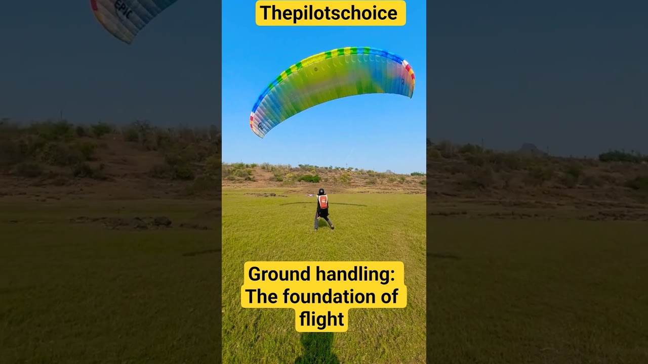Ground handling: The foundation of flight #kamshet #paragliding #pilot #life #course #learntofly
